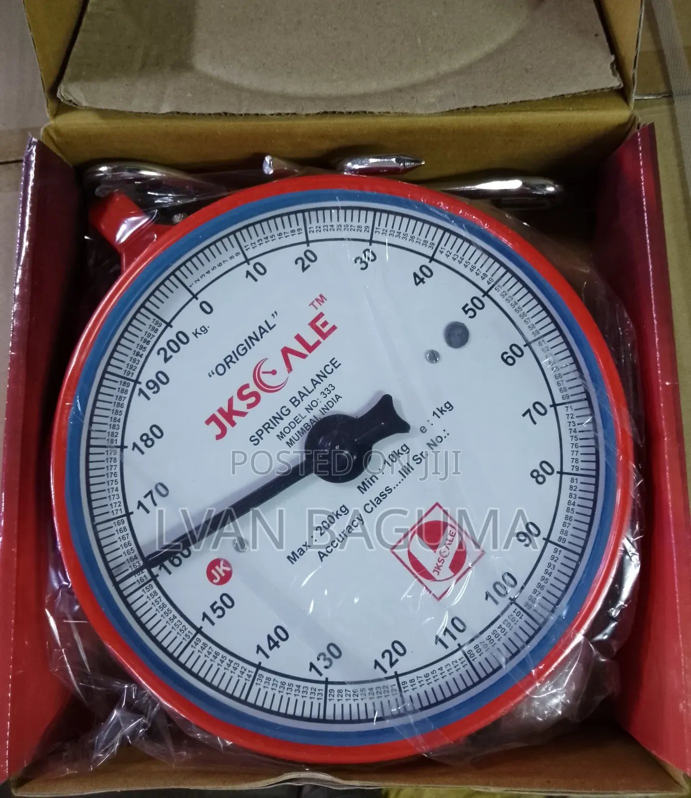 Original JK Round Spring Balance Scale - 200 KGS