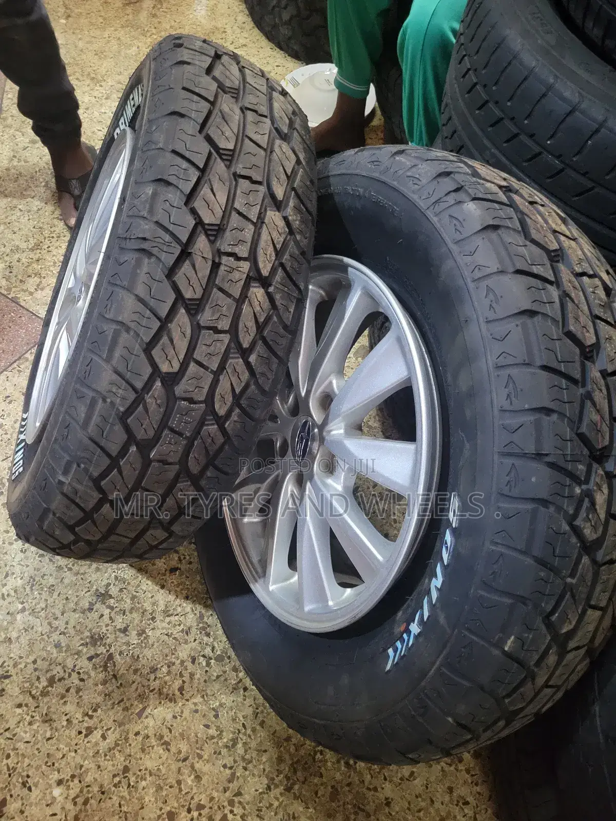 Brand New Tires And Rims Size 15.