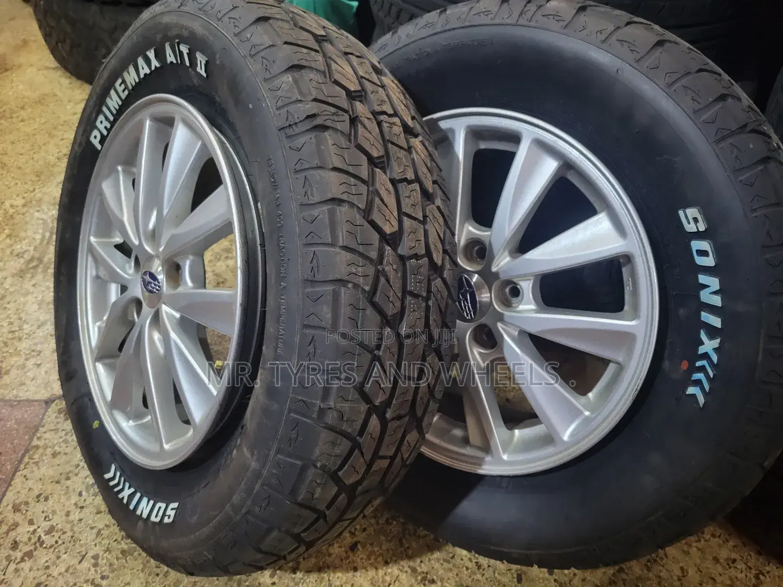 Brand New Tires And Rims Size 15.