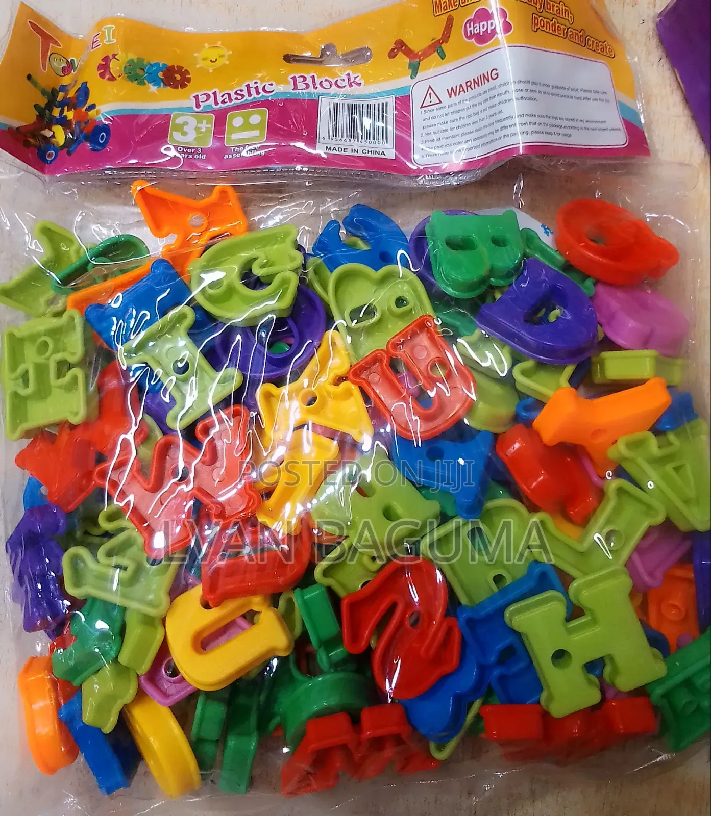 Plastic Numbers / Alphabets Blocks Toys for Kids