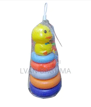 Plastic Rainbow Tower Toy for Kids