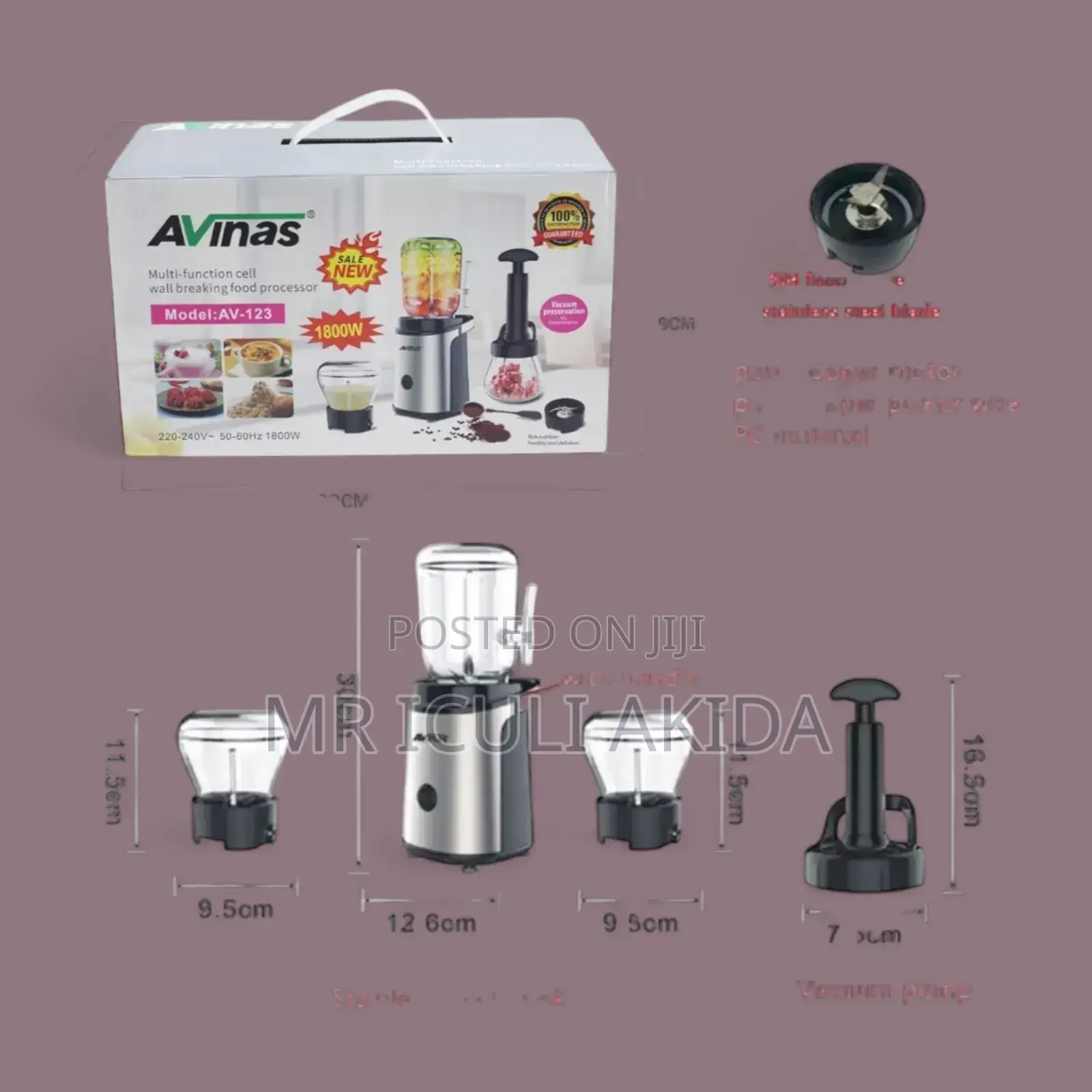 Avinas Cell Wall Breaking Food Processor Fr Fruits,Meat,Vegs