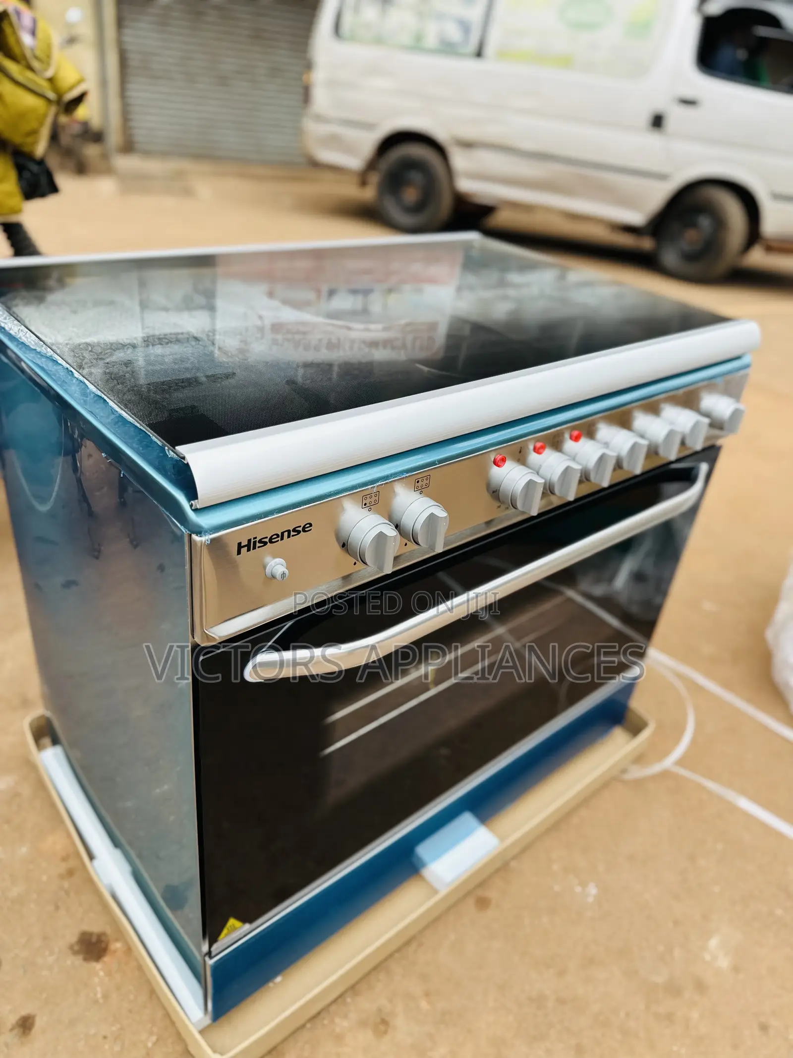 Hisense Cooker 90x60cm 4gas 2 Electric