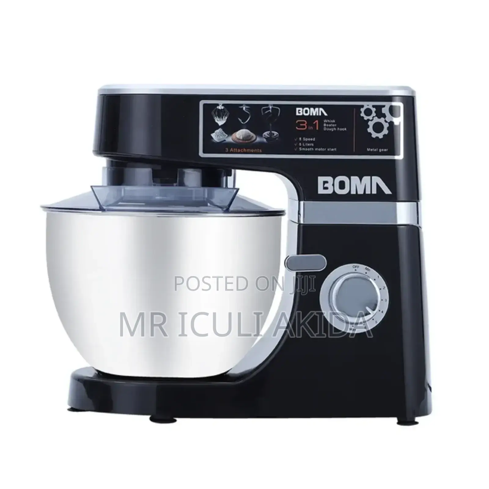 Bomas 5in1 6L Stand Food Dough Mixer,Meat Grinder Juicer