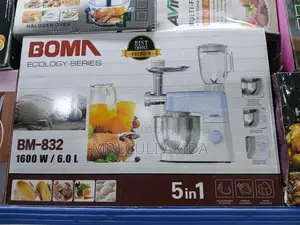 Bomas 5in1 6L Stand Food Dough Mixer,Meat Grinder Juicer