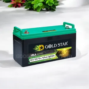 120ah Gold Star Battery Powering 43 Inches Tv
