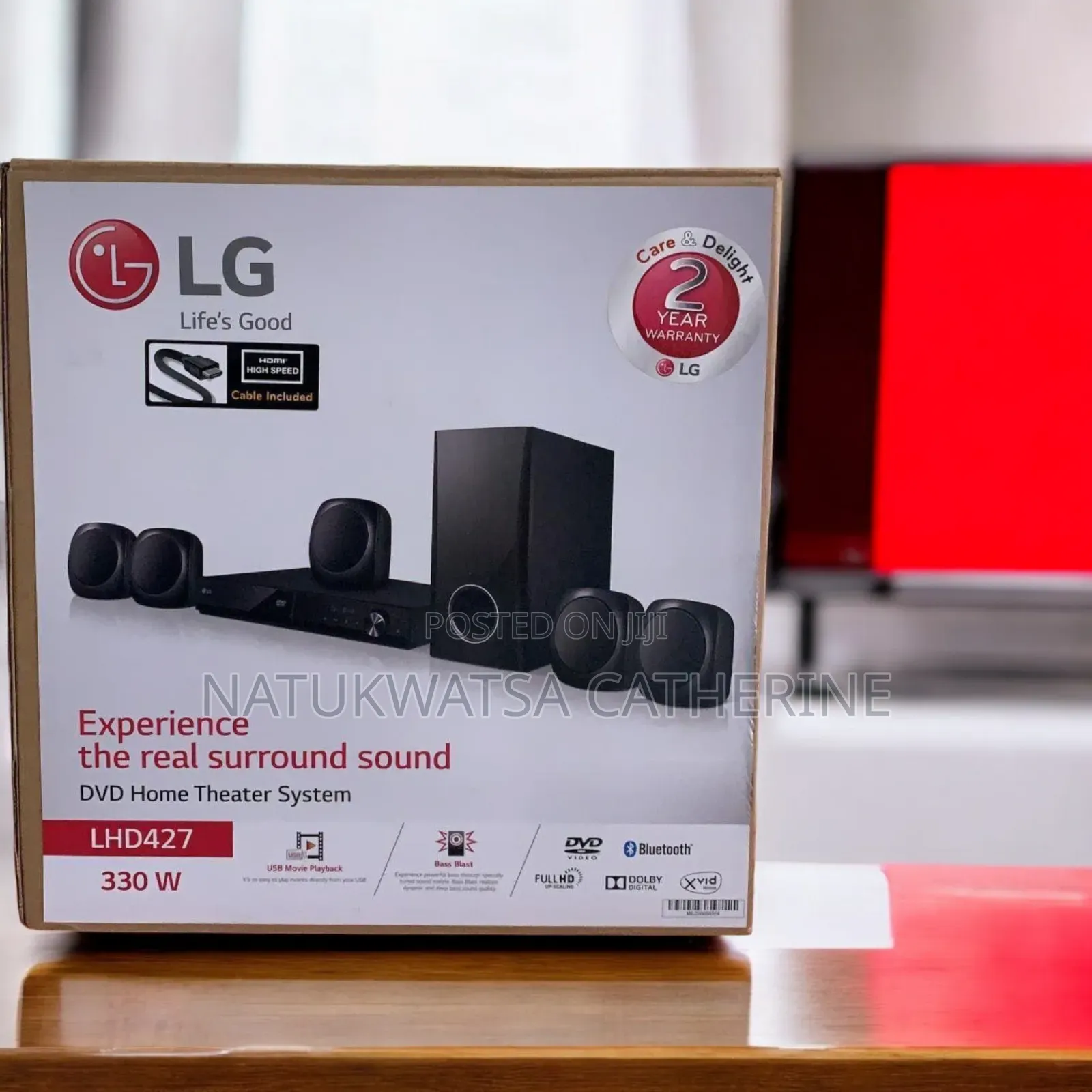 LG Home Theater LHD427 Real Surround Sound