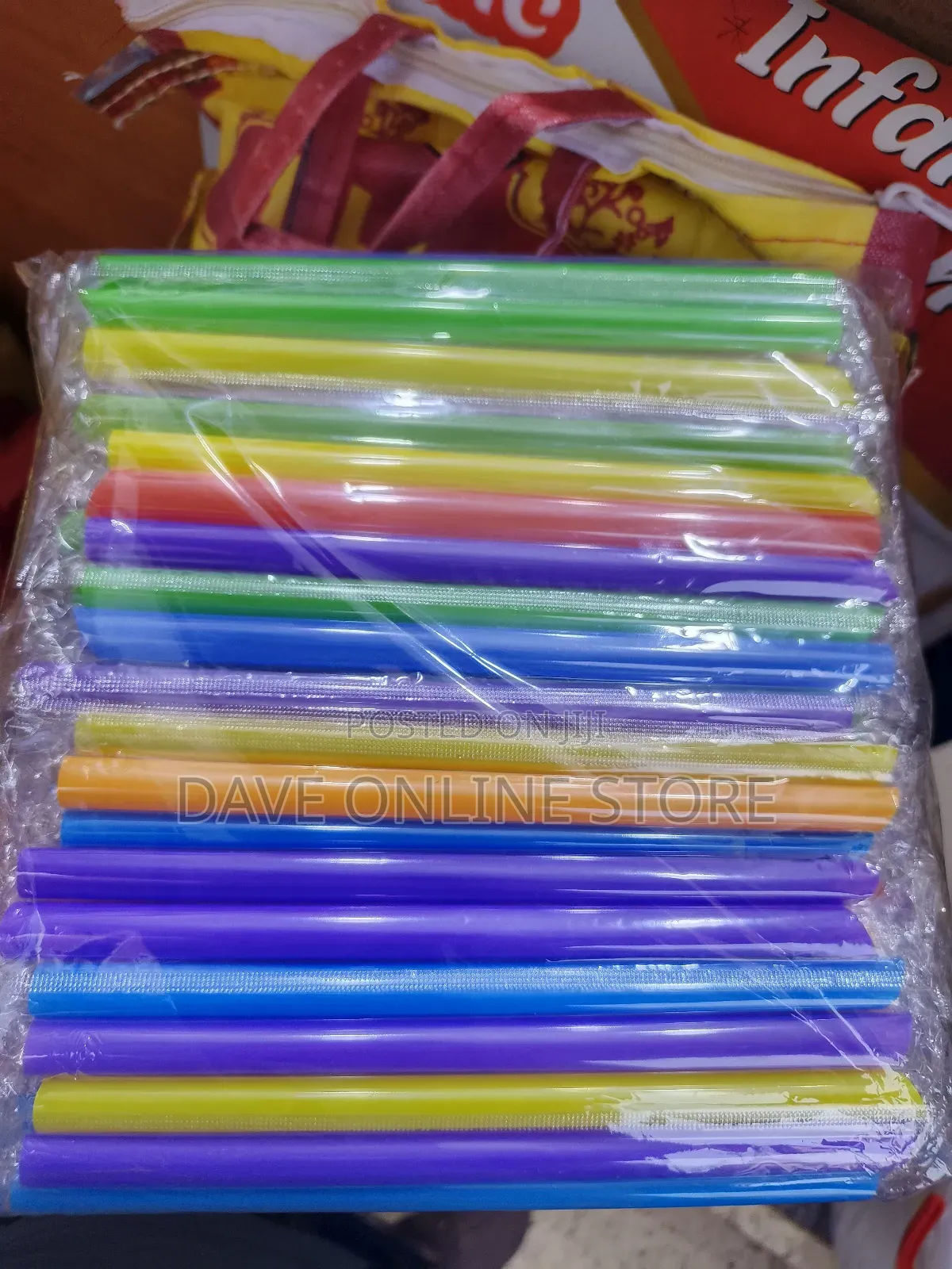 100 Pack Disposable Jumbo Straws for Drinking Smoothies