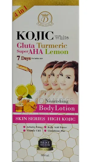 KOJIC WHITE Gluta Turmeric Lemon 7days Skin Whitening Lotion