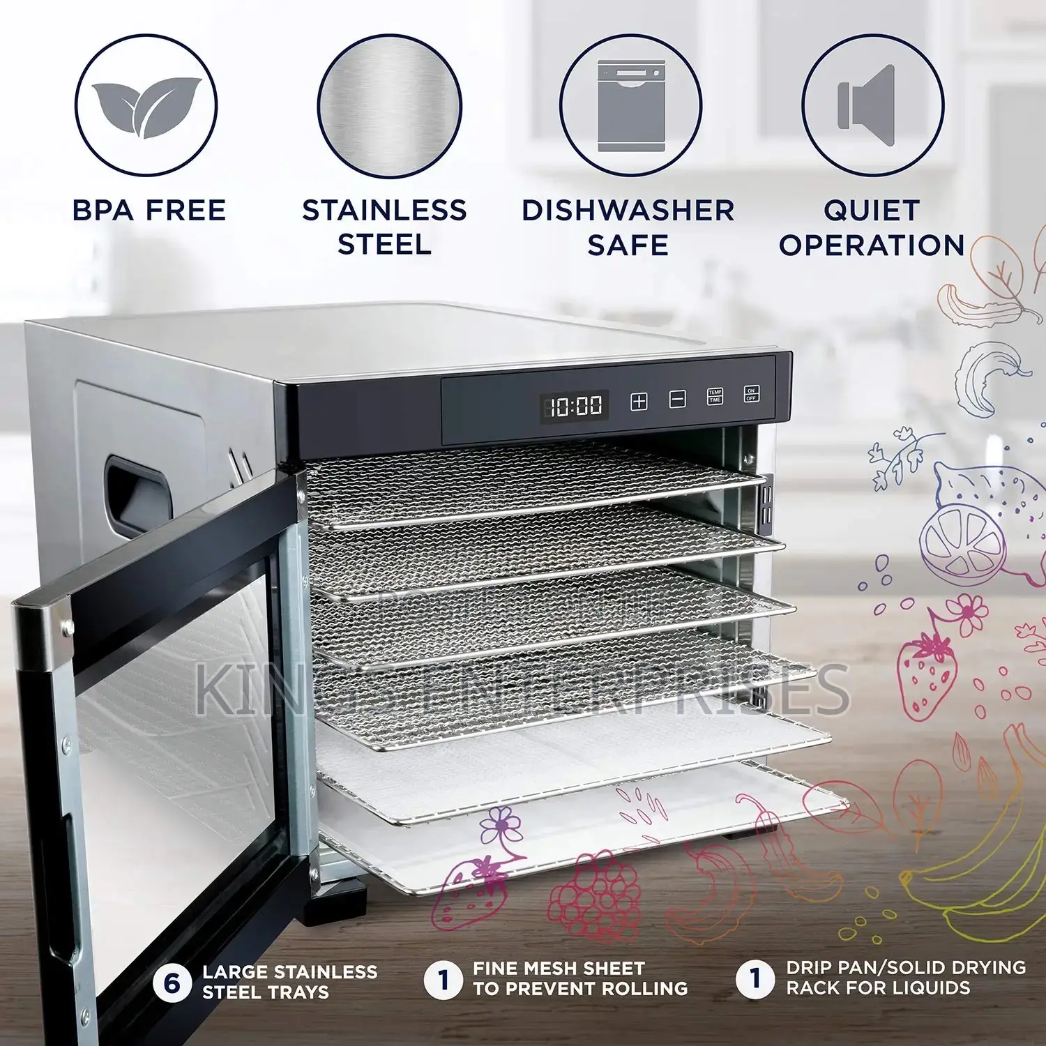 Automatic Heavy Duty Food Dehydrator