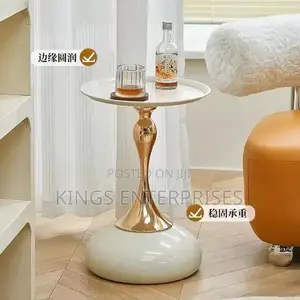 Modern Metallic Side Table