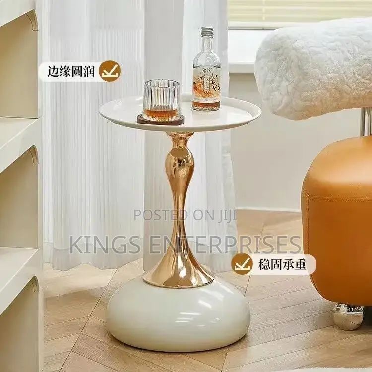Modern Metallic Side Table