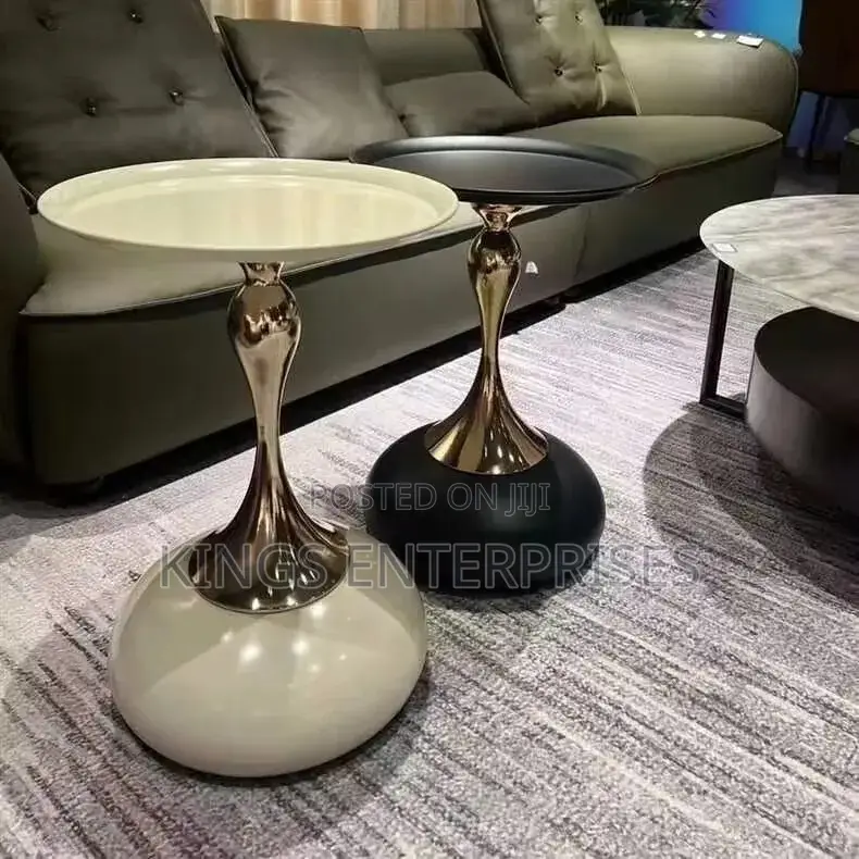 Modern Metallic Side Table