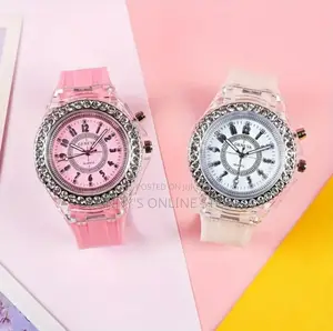 Luminous Kids Electronic Watch for Kids With Rhinestone