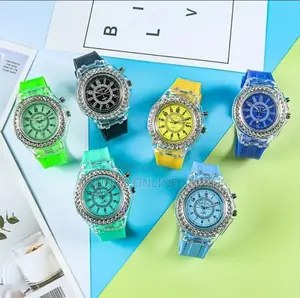 Luminous Kids Electronic Watch for Kids With Rhinestone