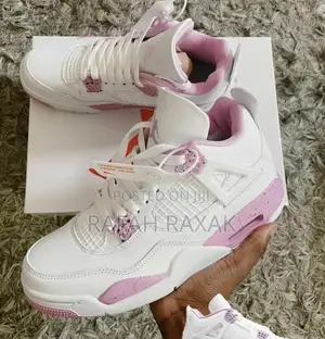 Original Ladies Nike Air Jordan 4 Retro Pink Oreo Sneakers