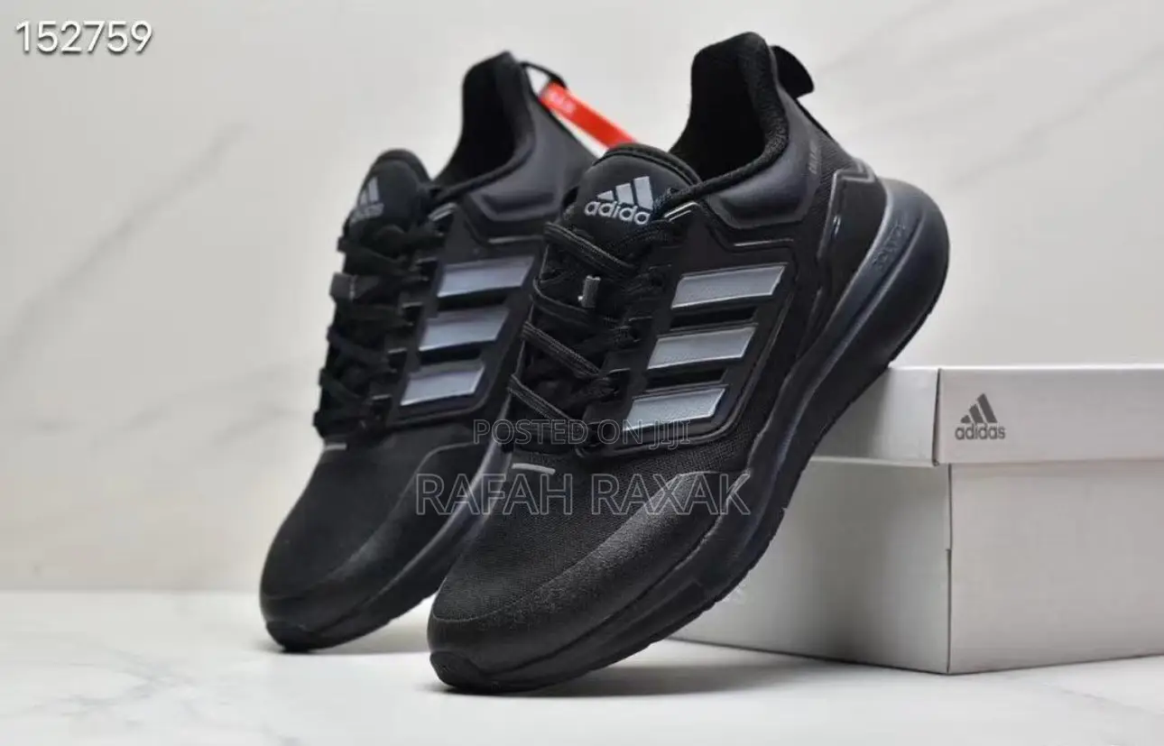 Original Triple Black Adidas EQ21 Trainer Running Sneakers