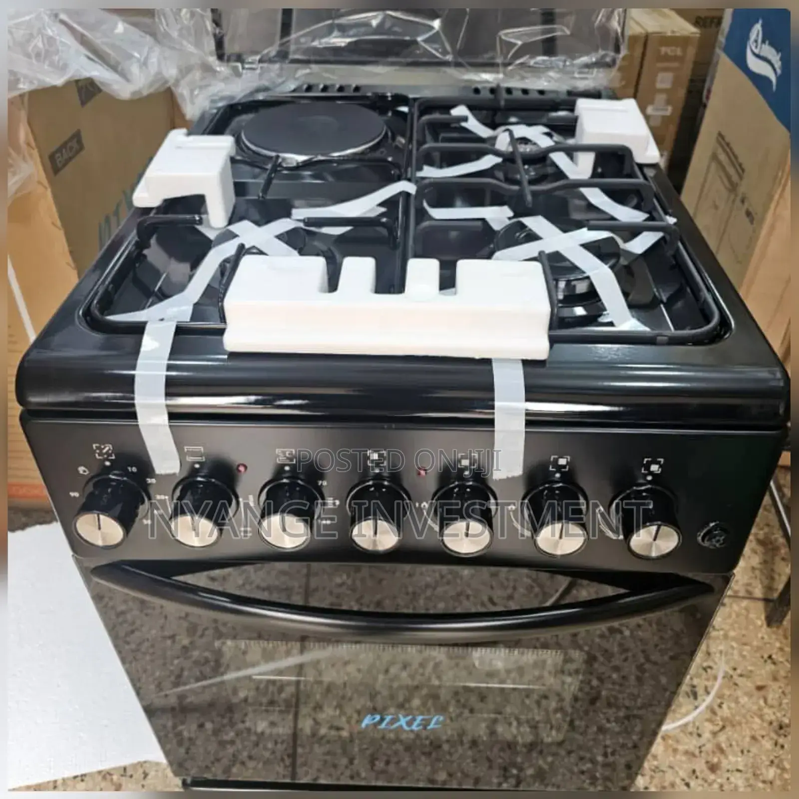 3+1 50×60 *_Pixel_* Cooker
* 3 Gas 1 Electric