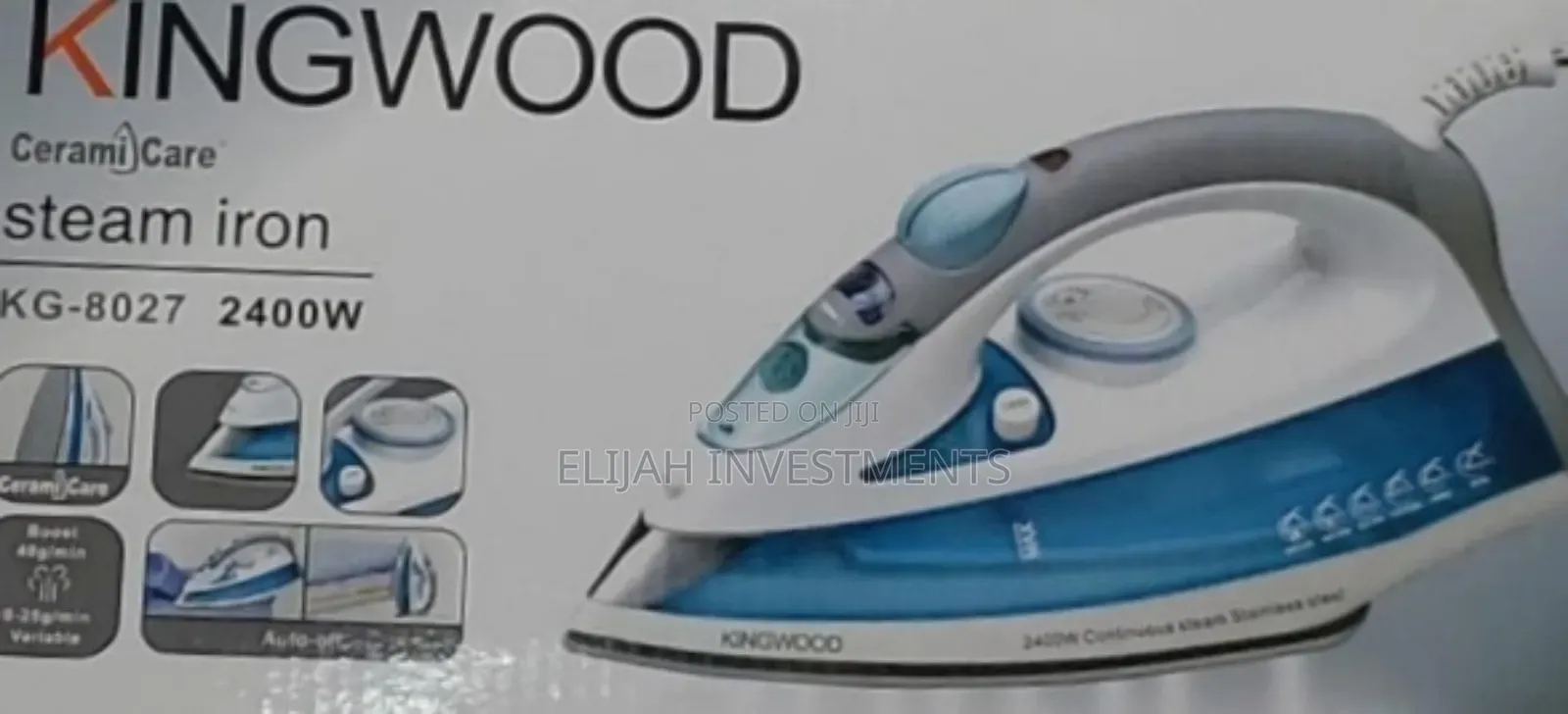 New KINGWOOD Dry Irons Flat Iron
