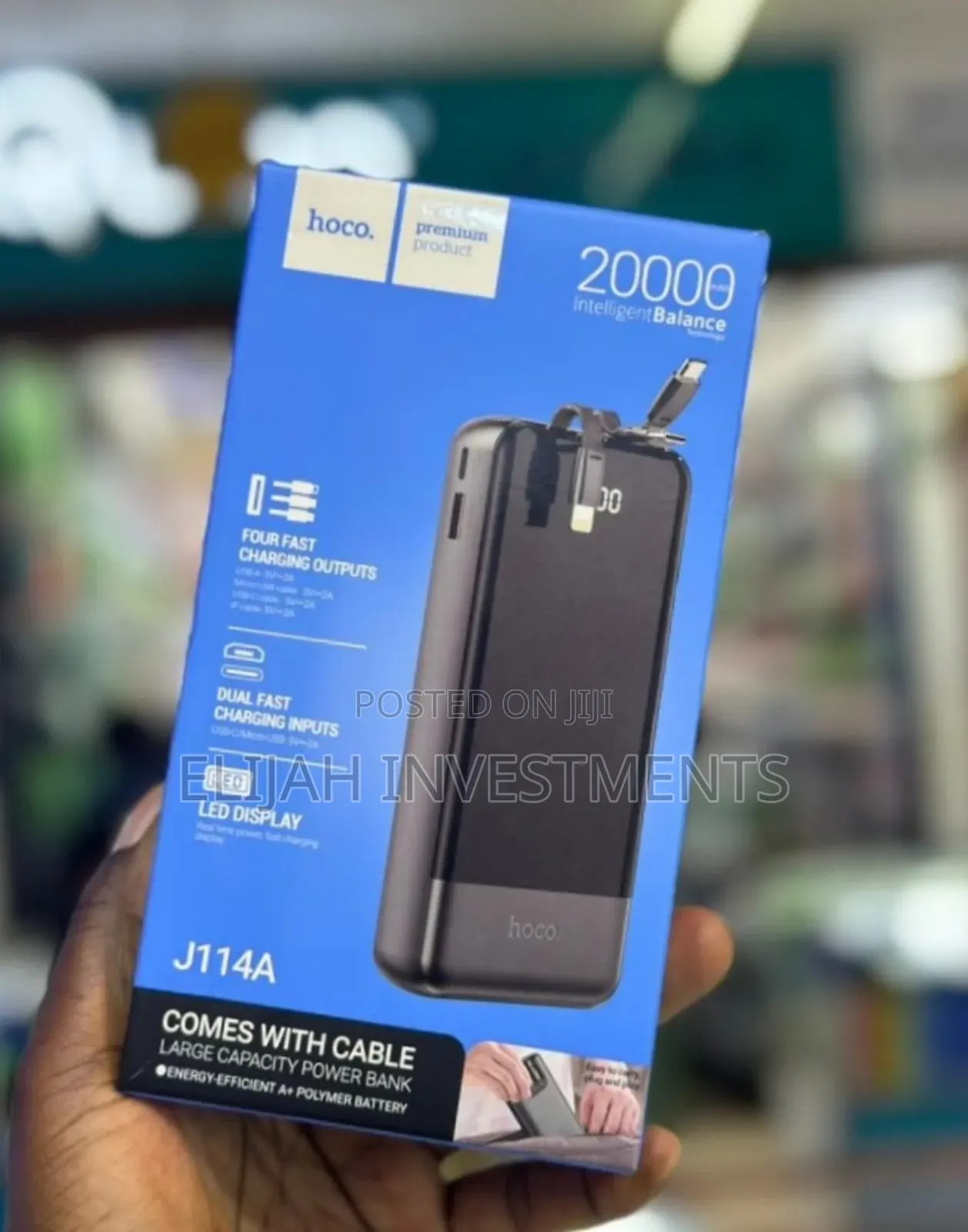Durable Hoco 20000mah Large Capacity Power Bank