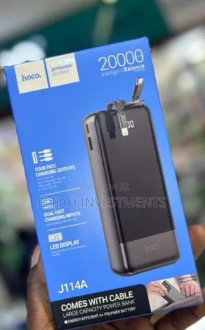 Durable Hoco 20000mah Large Capacity Power Bank