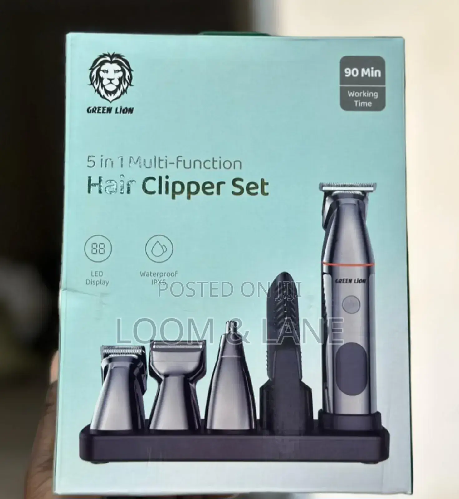 Green Lion 5 in 1 Multi-Function Hair Clipper Set