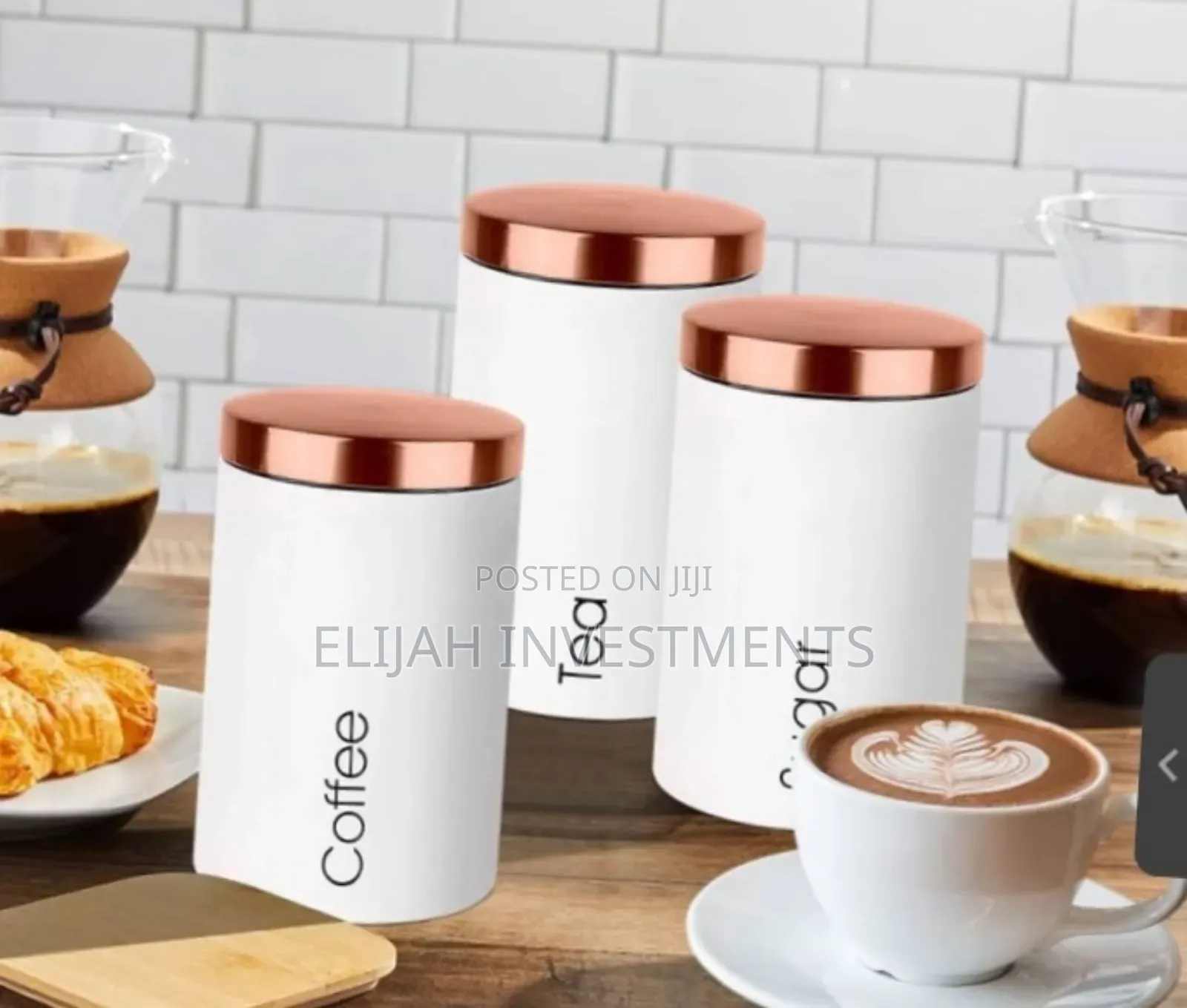 Brand New Coffe,Tea,Sugar Storage Containers
