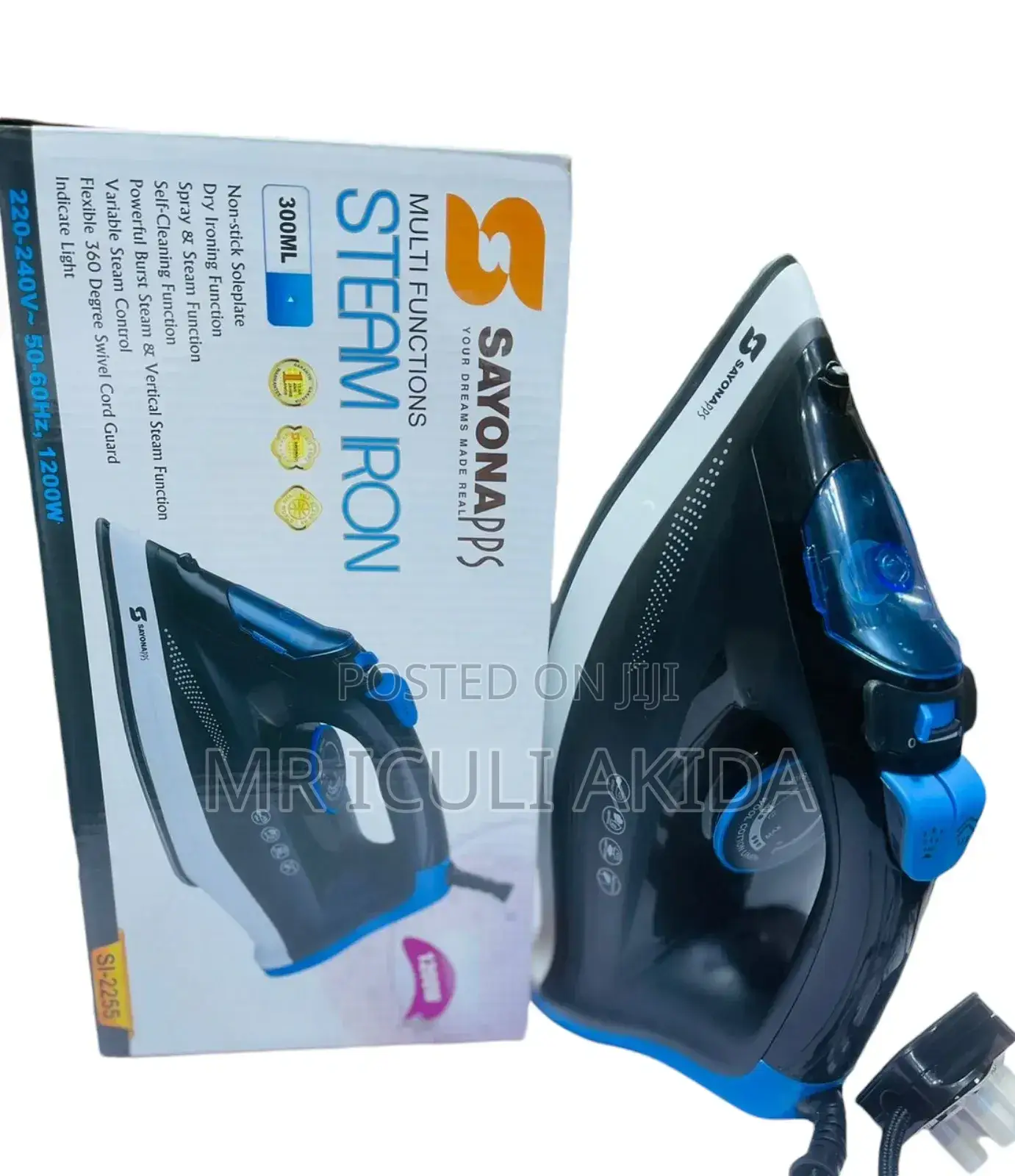 Sayonapps 300ml Multifunctional Steam Iron