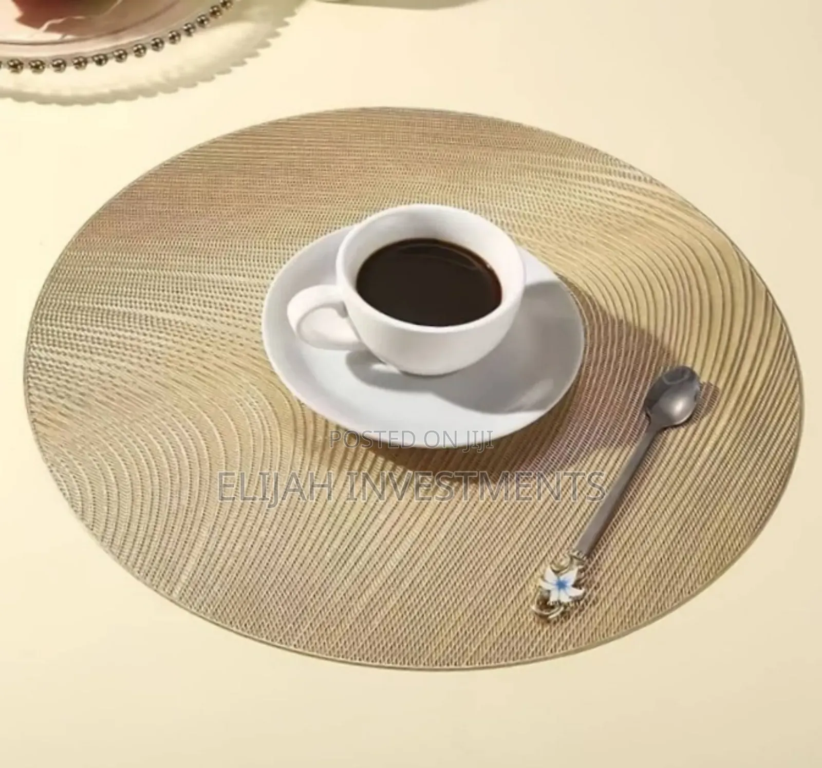 6pcs Durable Round Table Mats