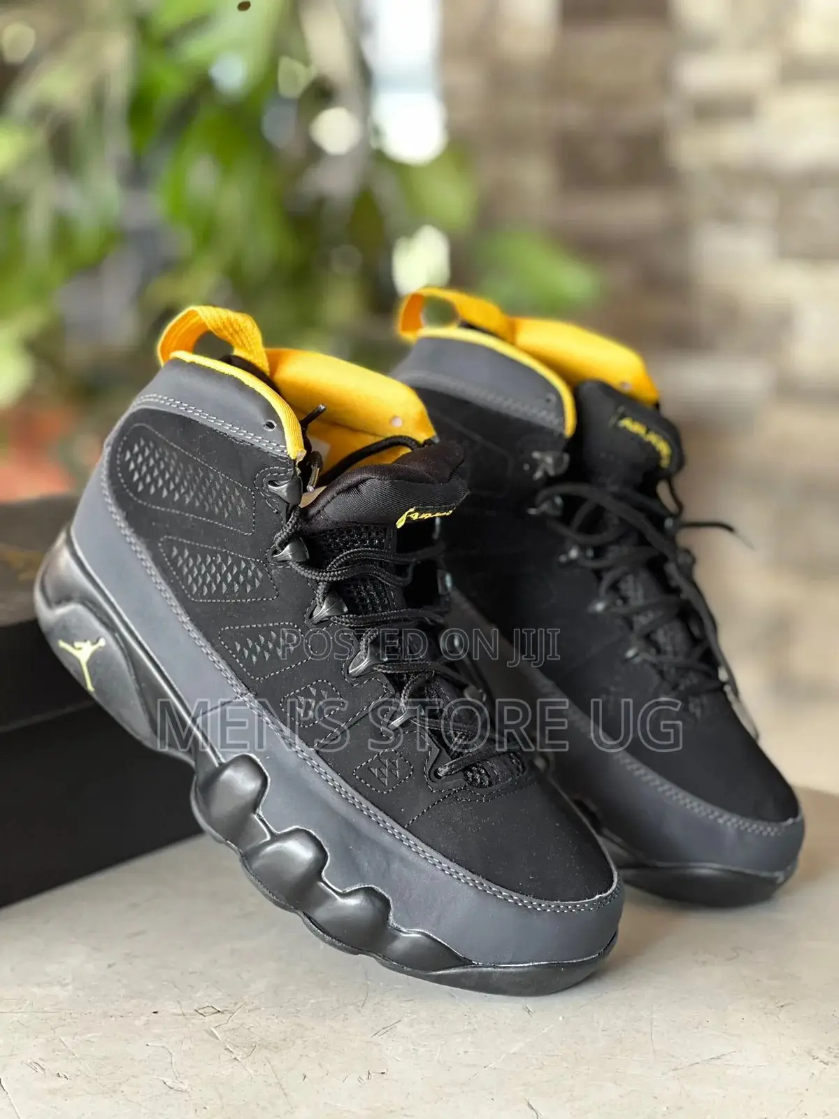Air Jordan 9 Retro Yellow Gray Black