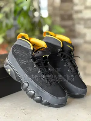 Air Jordan 9 Retro Yellow Gray Black