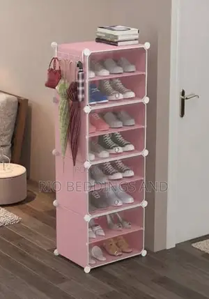 Plastic Shoe Rack With 8 Layers