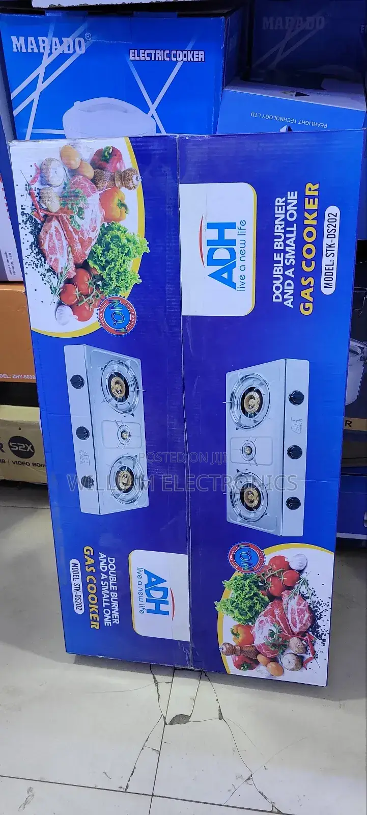 ADH Double Burner With a Small One/ STK-DS202