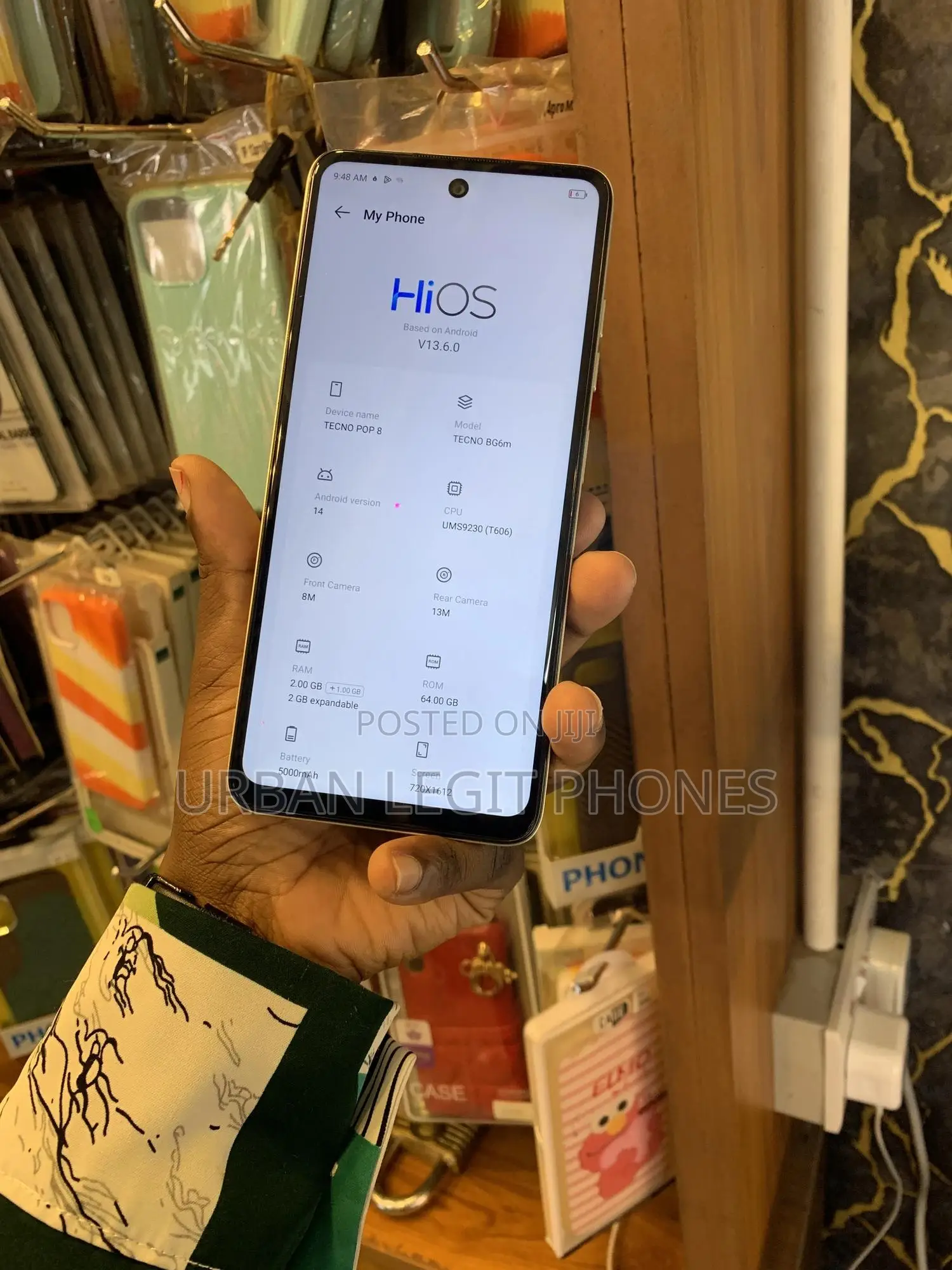 Tecno Pop 8 64 GB Green
