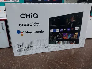 Chiq 43 Smart UHD Flat Screen Flameless.