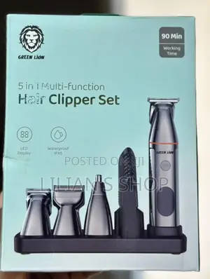 Greenlion 5 In1 Hair Clipper Set