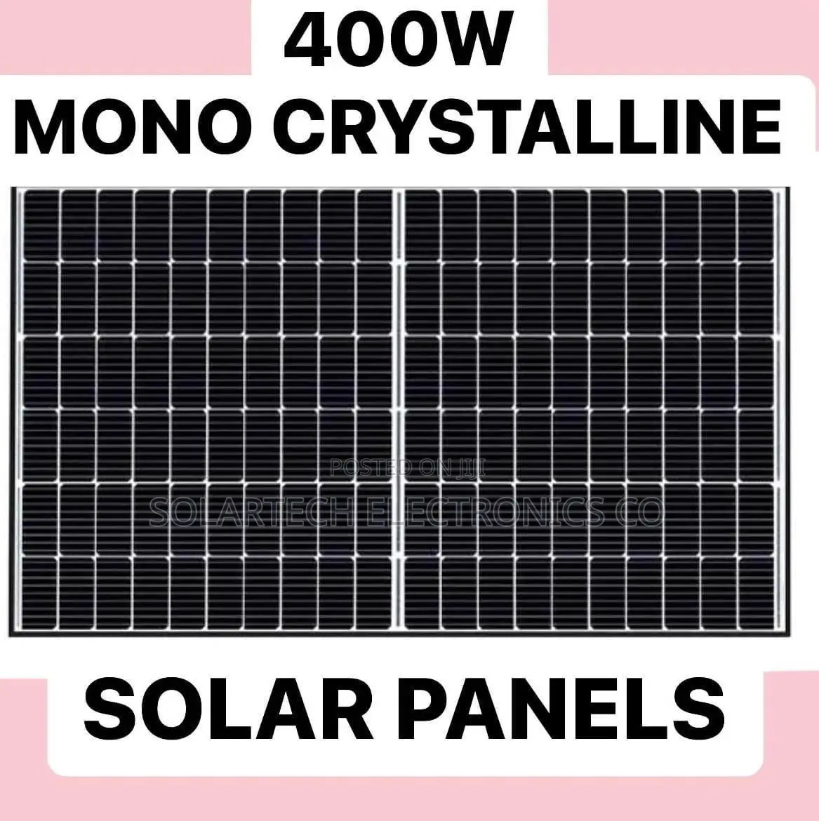 400W Mono Crystalline Panels/ Sun Power