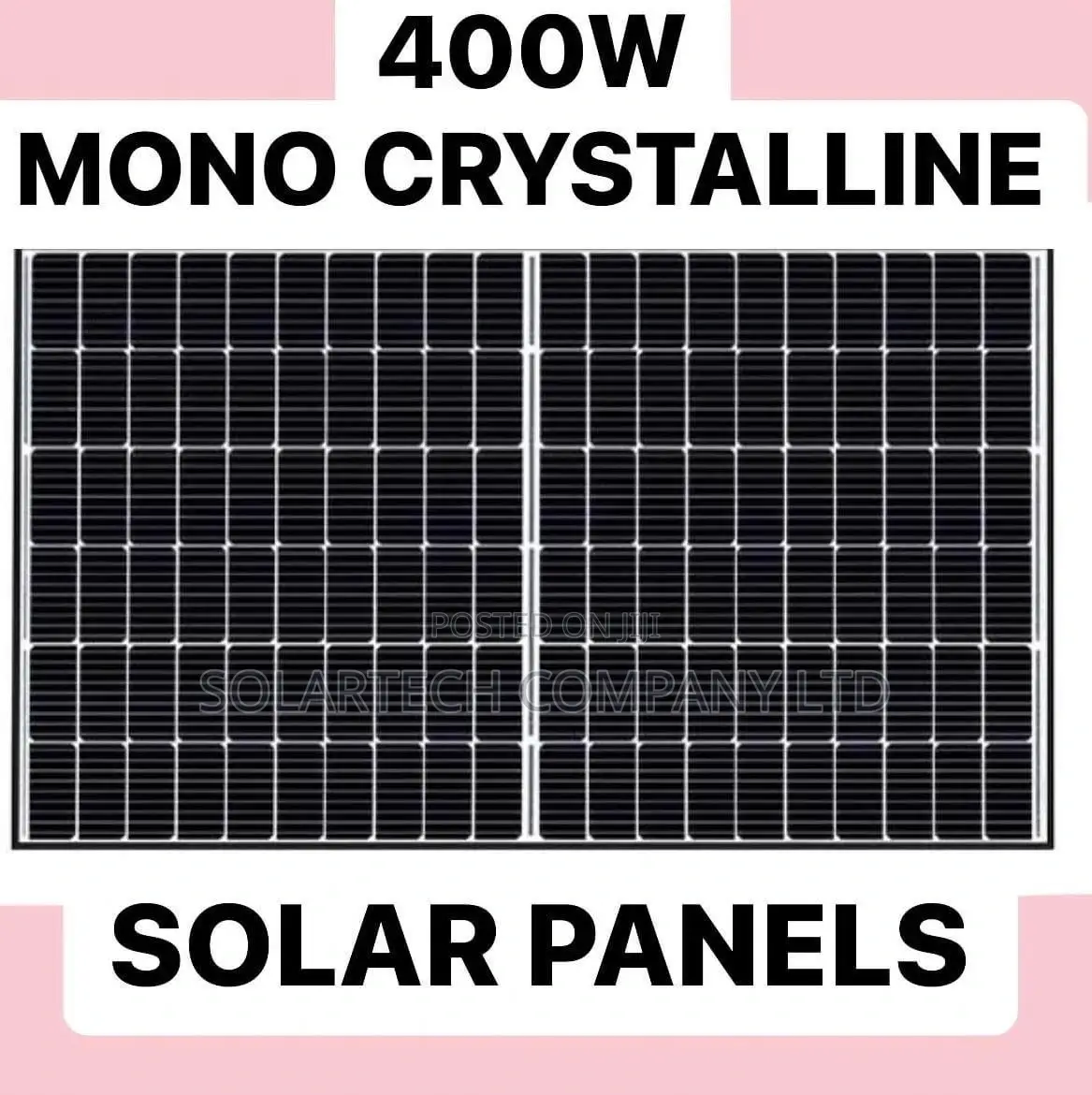 400W Mono Crystalline Panels/ Sun Power