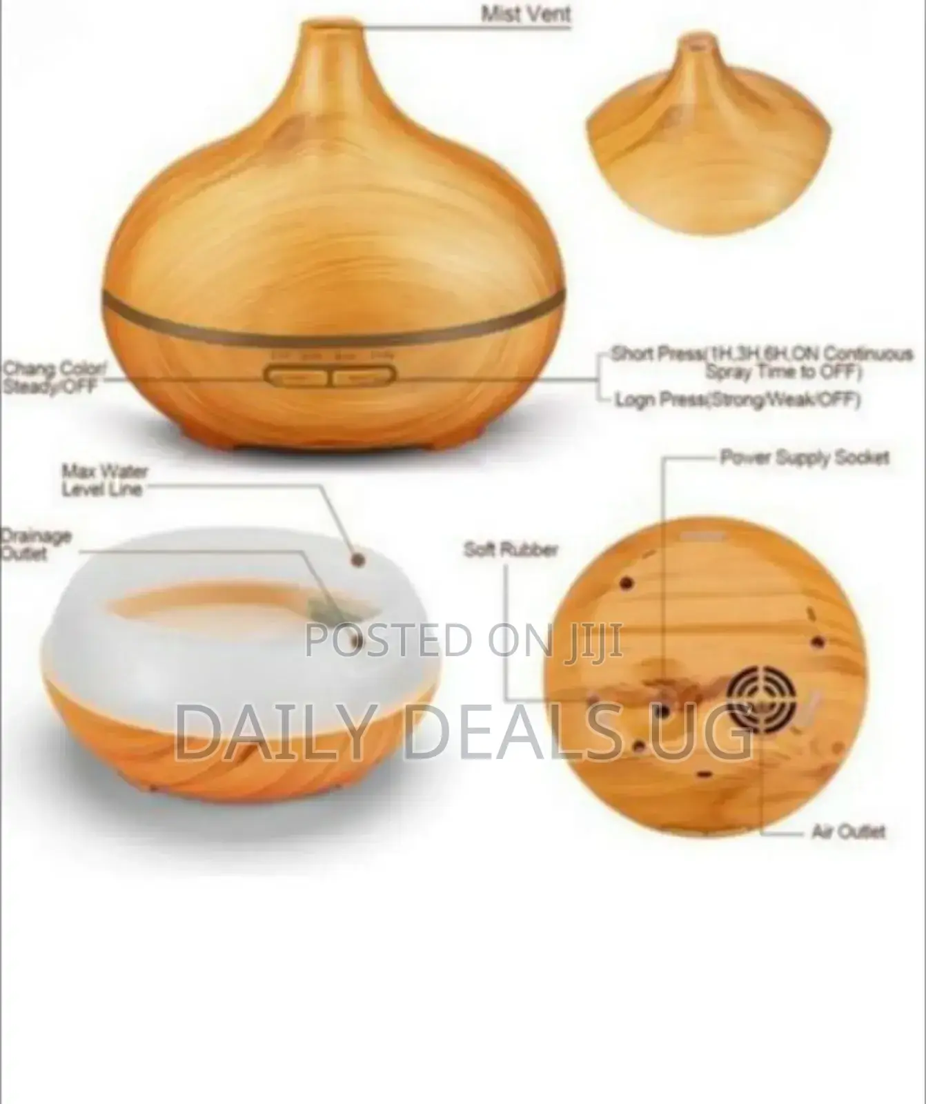 Portable Wooden Humidifier
