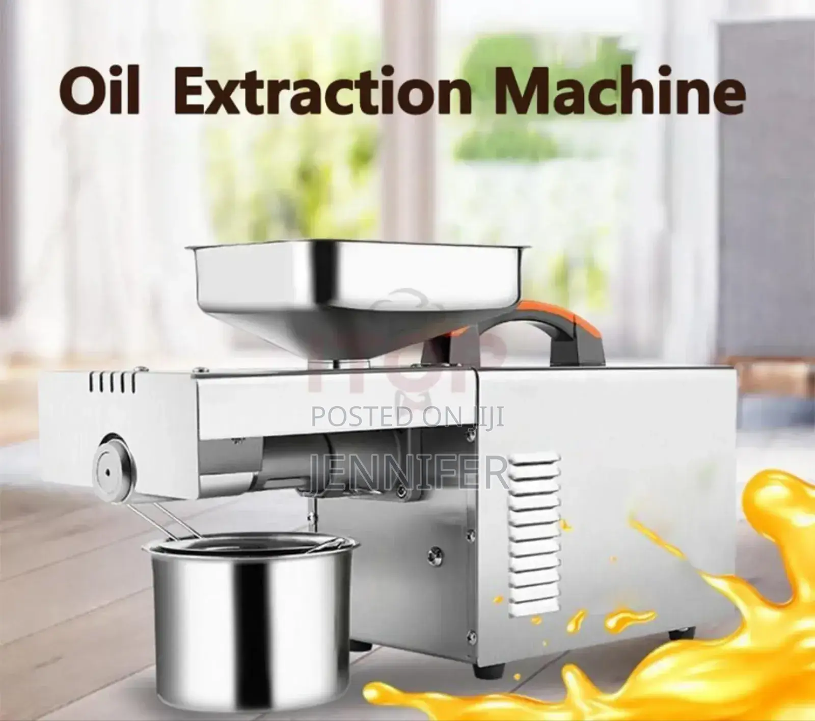 Hot and Cold Commercial Oil Press Machine