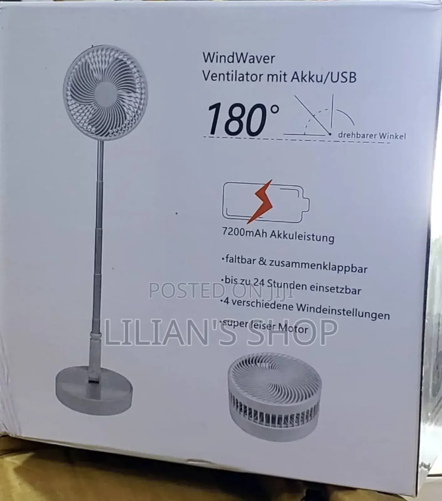 R8 Table Electric Folding Fan
