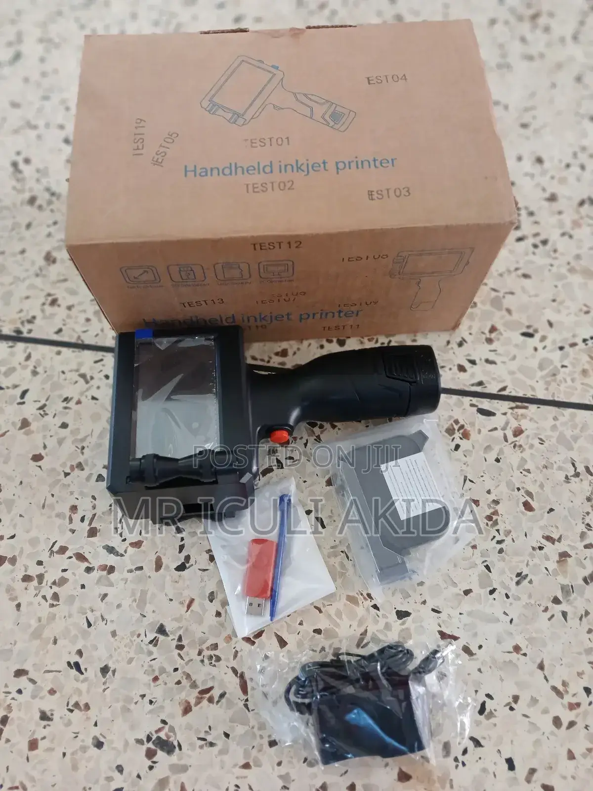 Portable Handheld Rechargeable Inkjet Printer