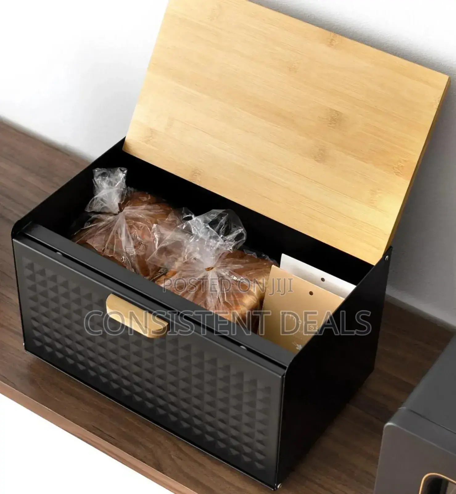 Double Opener Bread Box
