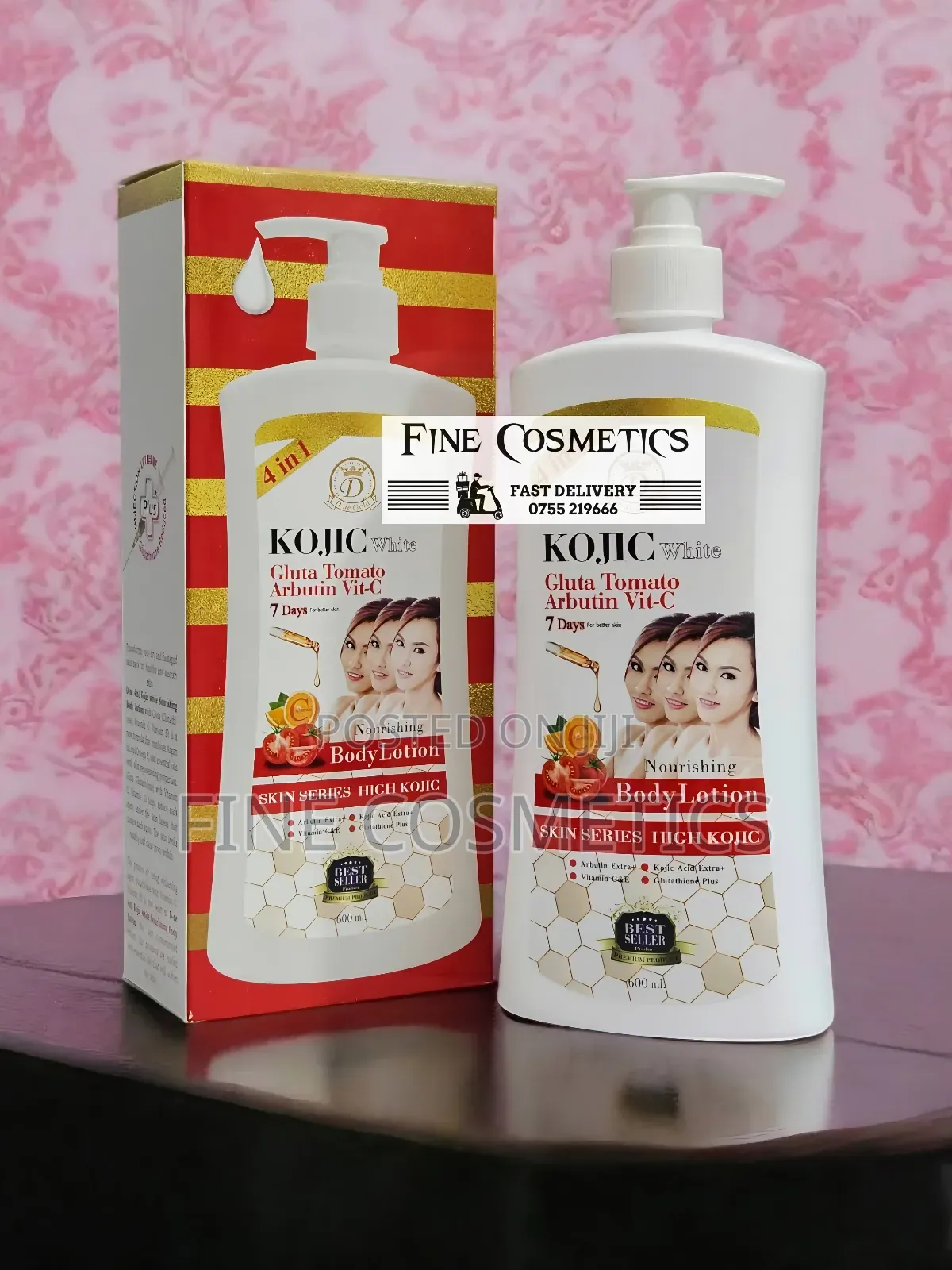 KOJIC WHITE Gluta Tomato Arbutin 7days Skin Whitening Lotion