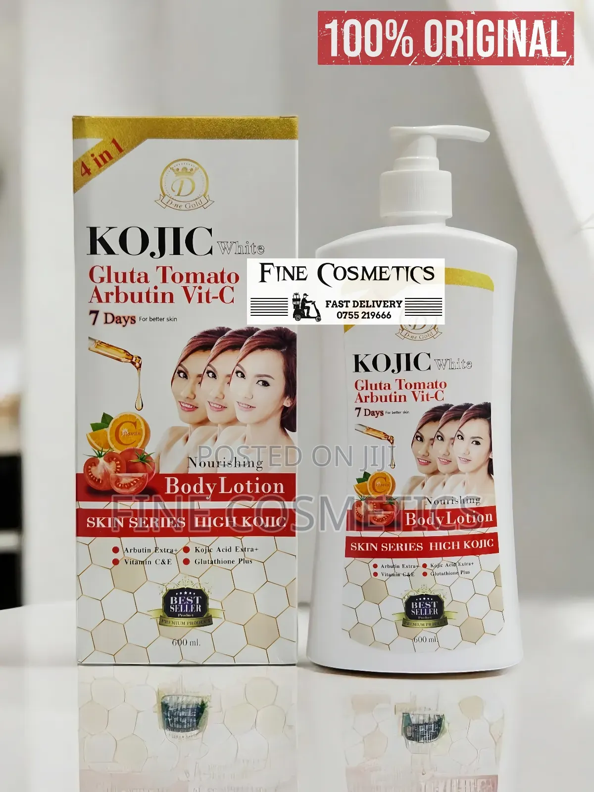 KOJIC WHITE Gluta Tomato Arbutin 7days Skin Whitening Lotion