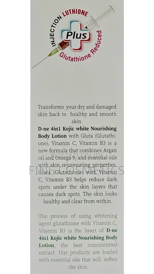 KOJIC WHITE Gluta Tomato Arbutin 7days Skin Whitening Lotion