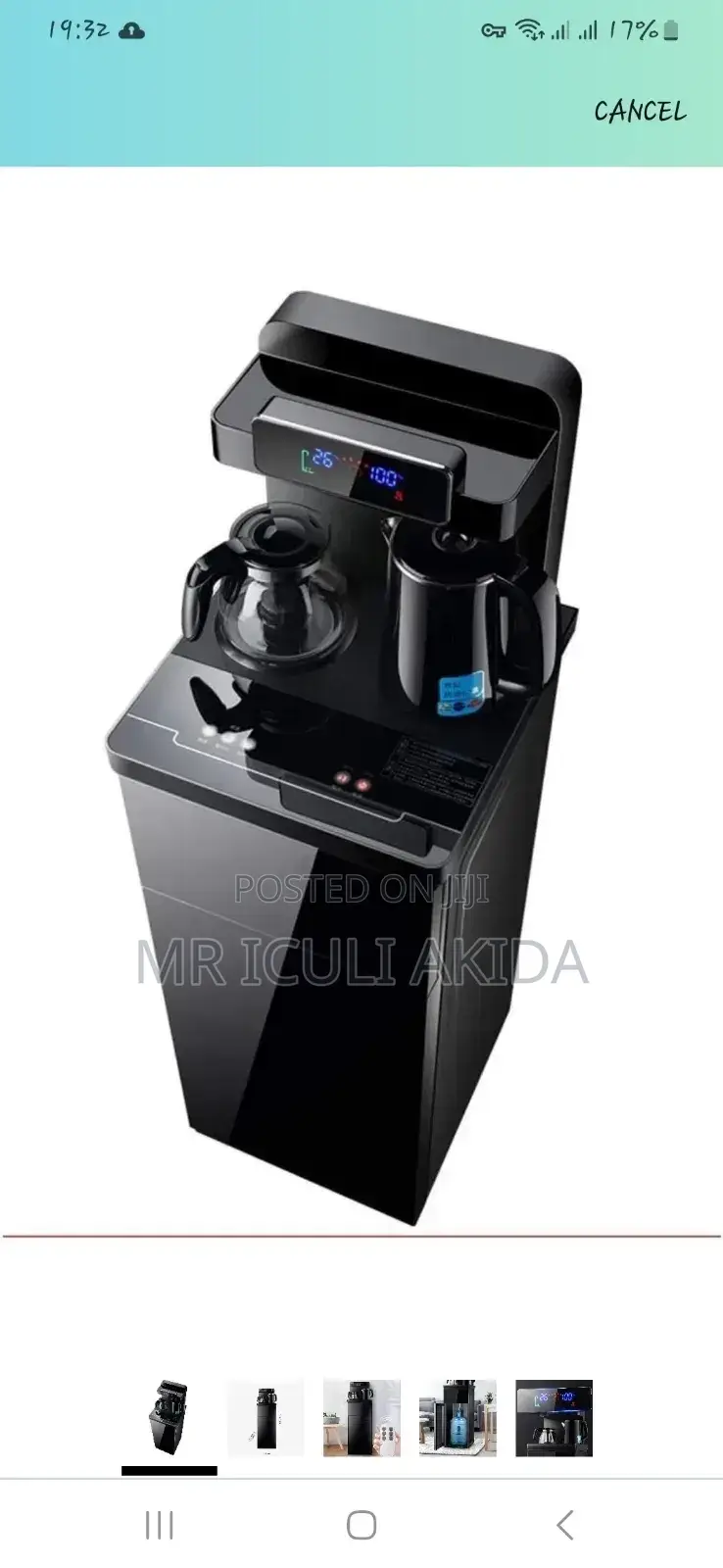 Automatic Smart Tea Bar Filling Machine WTH Water Dispenser