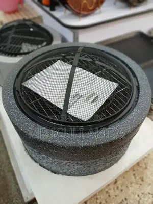 Outdoor Round Ground Grill Decking Charcoal Fire Pit Bowl