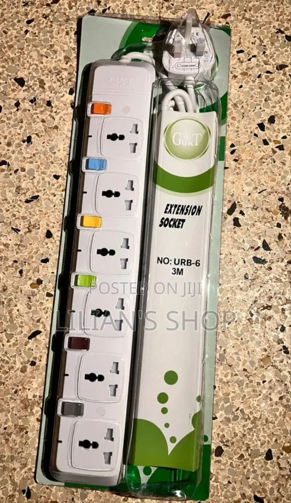 Original Uk GT 6 Way Heavyduty Extension