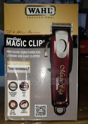 Wahl Balding Corded Clipper Shaver Black, Maroon